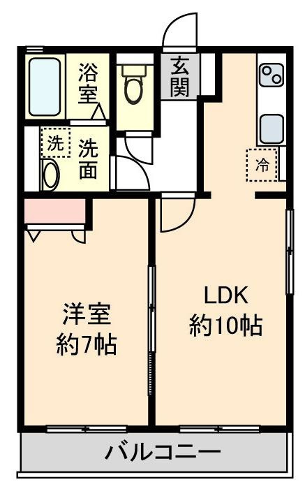 ヴェント上津台の間取り