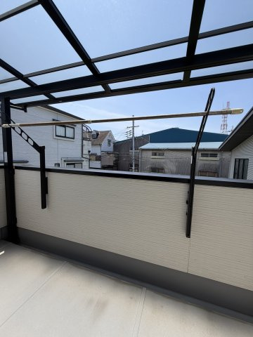 岸和田市岸城町戸建のバルコニー