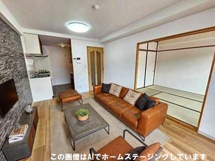 サンピア五日市の居間・リビング