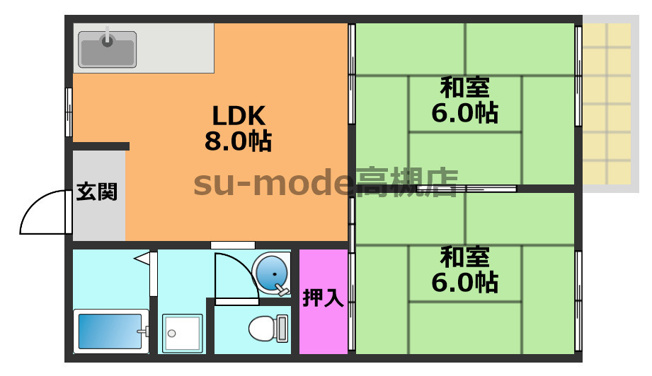 【間取り】 | インレットハイツ