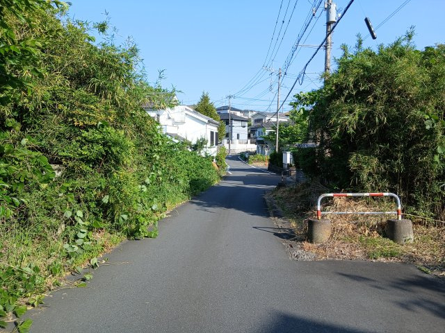 比企郡吉見町大字北吉見の売地の前面道路含む現地写真|東側道路