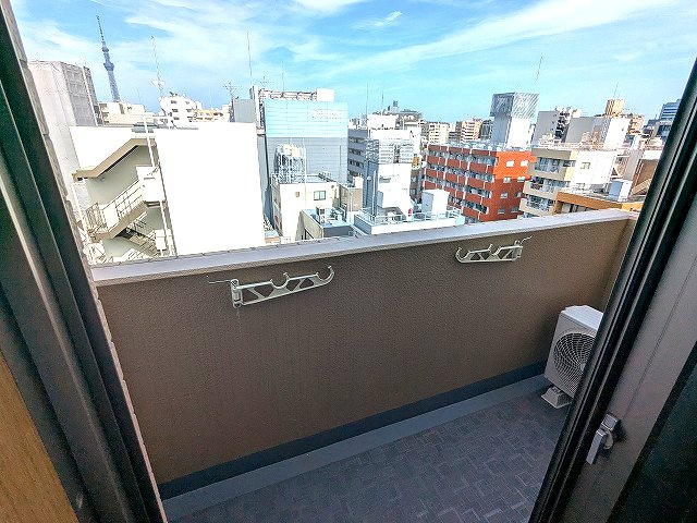 WILL TERRACE東上野のバルコニー