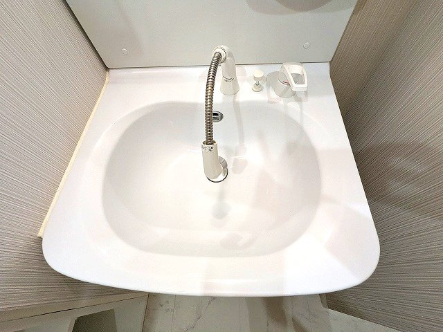N-stage上野の設備|トイレと独立した洗面室、ハンドシャワー付洗面台