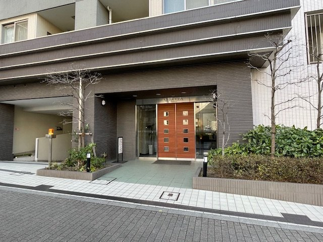 クオリア広尾のエントランス