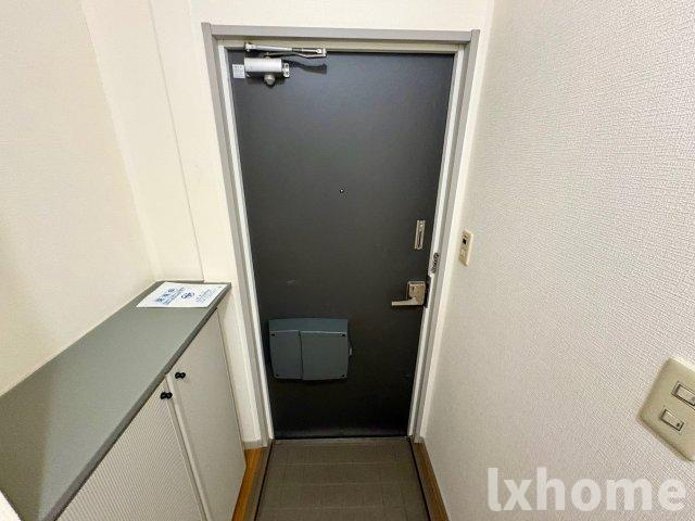 サンハイツ千原Ⅱの玄関|シンプルで使いやすい玄関です