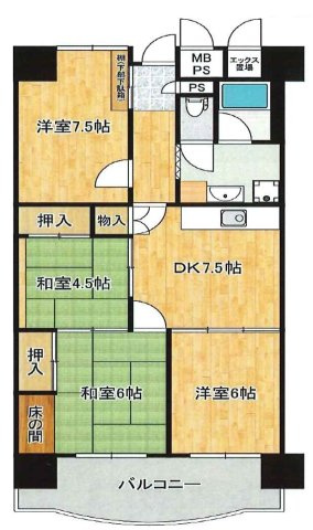 【間取り】 | 友渕コーポ