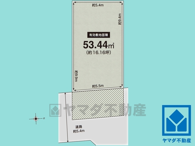 西宮市堤町　TypeAの土地図
