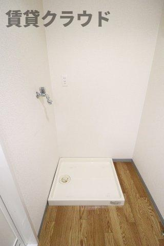 ドミール陽水の洗面所|コンパクトで使いやすい洗面所