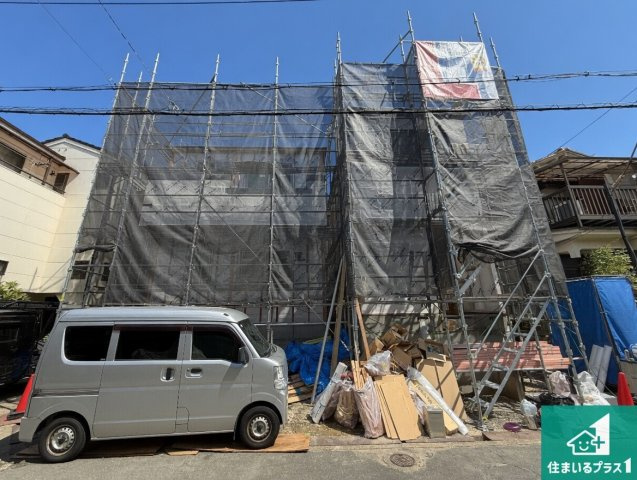 枚方市藤阪元町　第2期　新築一戸建ての外観|現在の進捗状況です！順調に作業進行中、完成が待ち遠しいです！詳細の間取り等、お気軽にお問い合わせください！