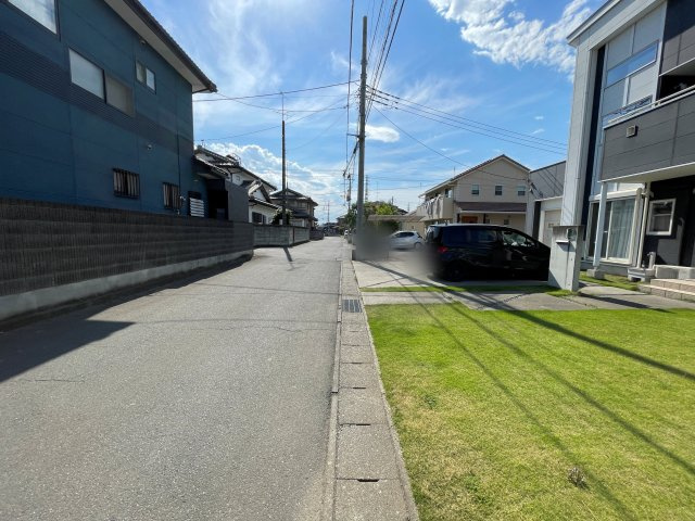 新築戸建・新築建売　太田市由良町第5　宝泉小・宝泉中の前面道路含む現地写真