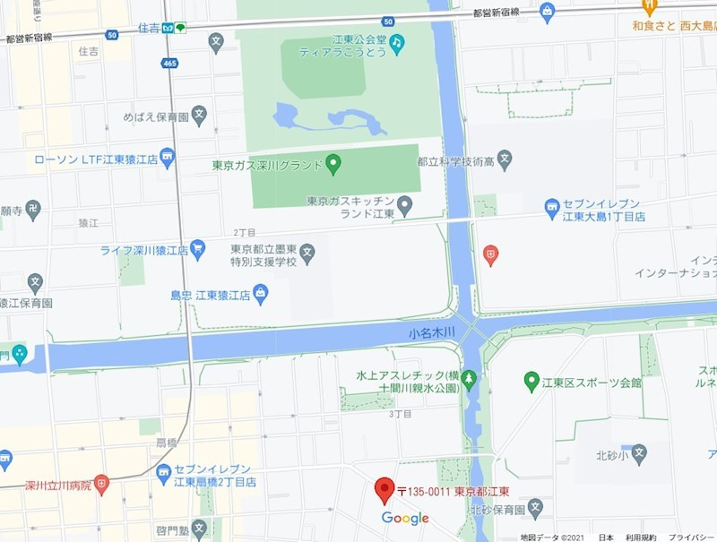 Belle neigeの地図
