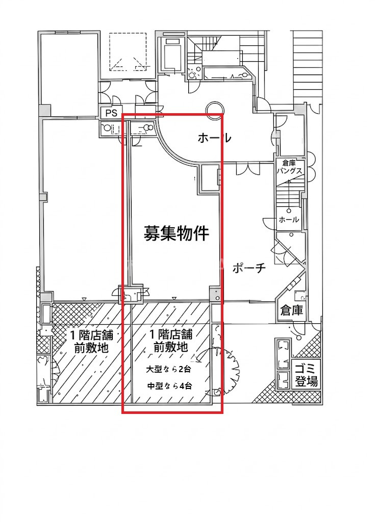 グリーン本町テナントの間取り