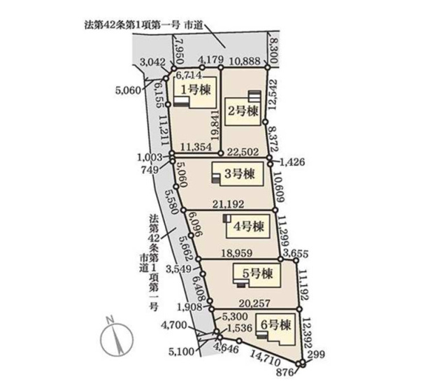 【区画図】 | 前橋市樋越町第4　新築2号棟