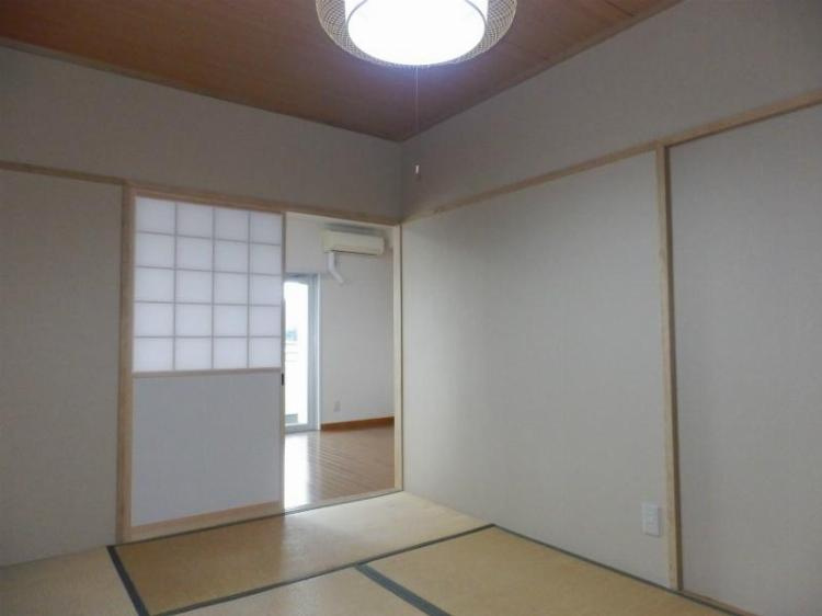 コーポリバーサイドの和室|ゆったりとくつろげる和室です