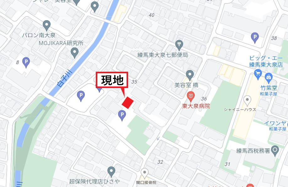 大泉コーポの地図