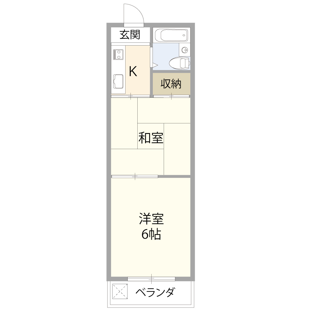 大泉コーポの間取り