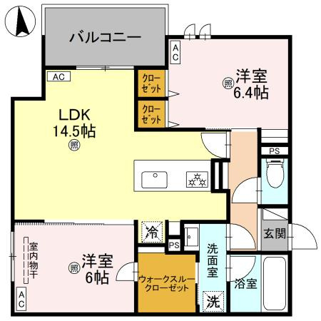 ココルトリシアの間取り