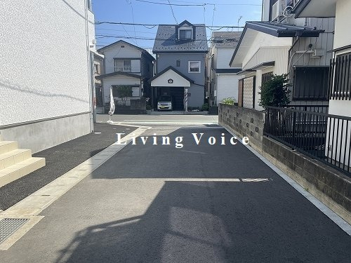 【仲介手数料０円】海老名市今里第8　新築一戸建て　全3棟の前面道路含む現地写真|海老名市今里第8　新築一戸建て　全3棟
