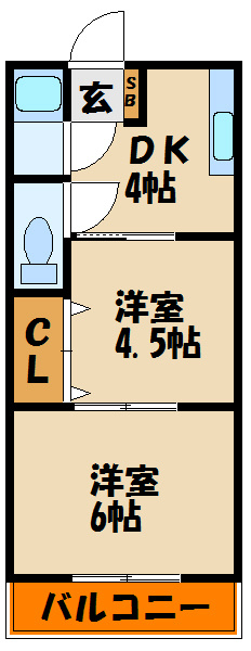 M松の内の間取り
