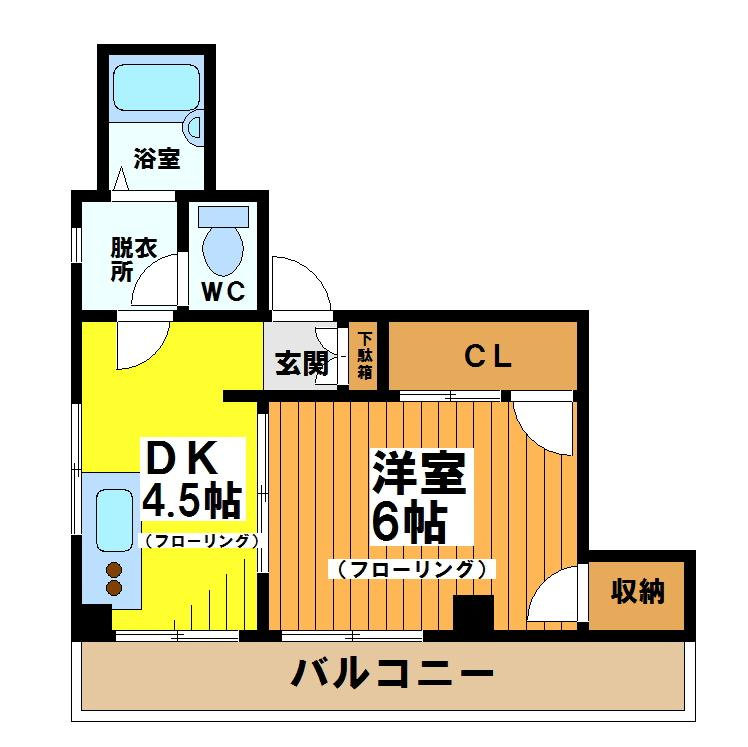 坂ビルの間取り