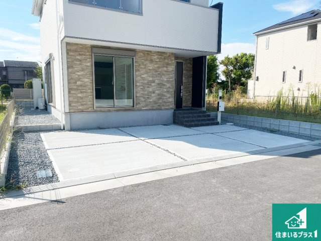 加古川市尾上町口里　第12期　新築一戸建ての駐車場|駐車スペース！散水栓があるので、こまめに愛車を洗えます！