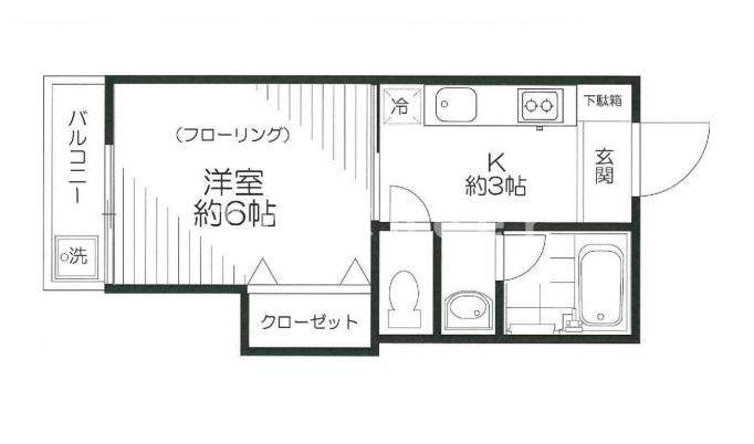 コーポチトセの間取り