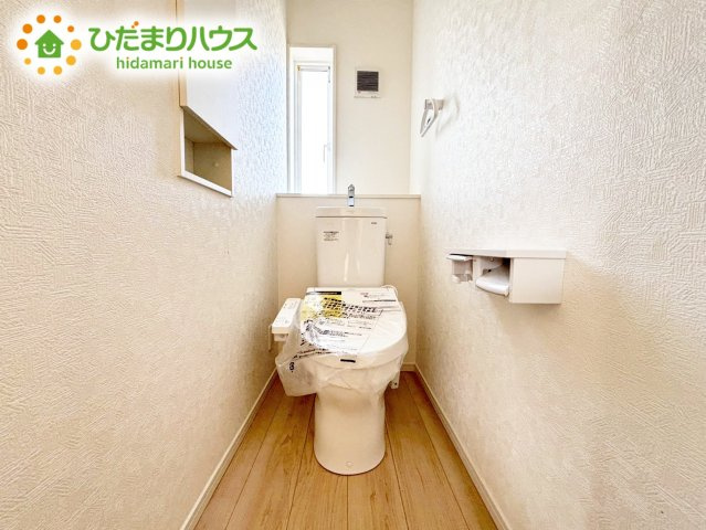 【トイレ】 | 東海村亀下第1　新築戸建　1号棟 | 温水洗浄便座ついてます(^^♪