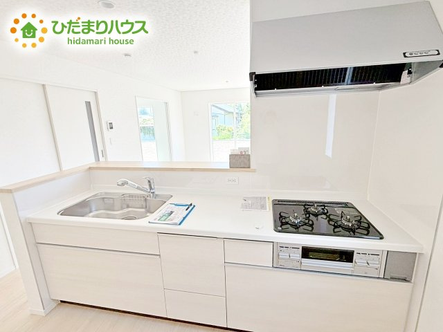 【キッチン】 | 東海村亀下第1　新築戸建　1号棟 | お料理しながら、TVだって見れちゃいます！