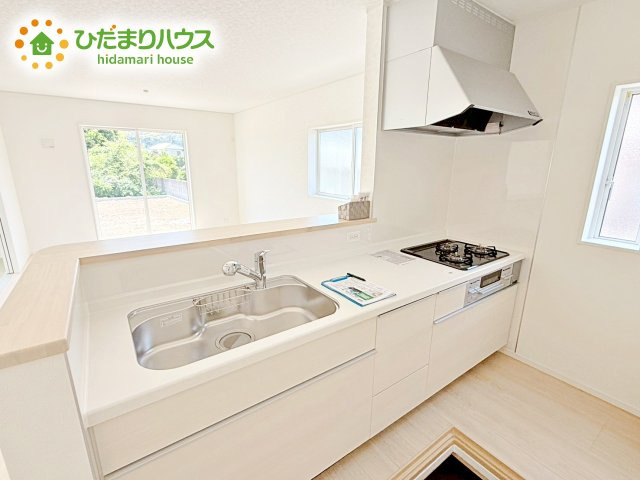 【キッチン】 | 東海村亀下第1　新築戸建　1号棟 | ご家族と会話しながら、お料理だって出来ちゃいます☆彡