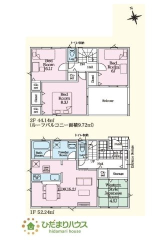 【間取り】 | 東海村亀下第1　新築戸建　2号棟 | SIC付きなので、ベビーカーやスポーツ用品置き場にも!
