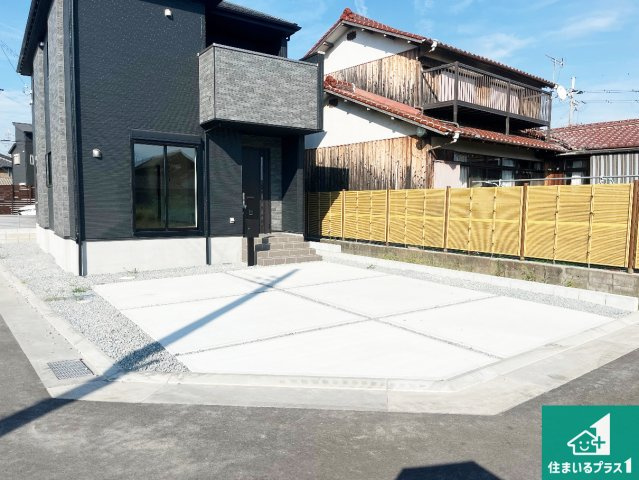 加古川市尾上町口里　第12期　新築一戸建ての駐車場|駐車スペース！散水栓があるので、こまめに愛車を洗えます！