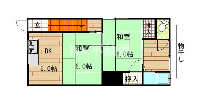 【間取り】 | 八軒家（石切賃貸） | 間取りです