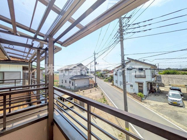 狭山市堀兼　中古ガレージハウスのバルコニー