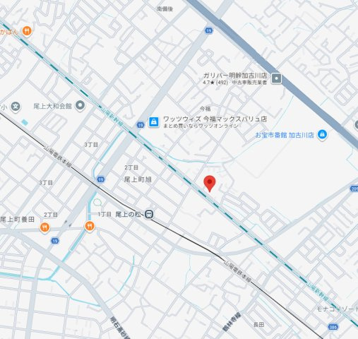 加古川市尾上町今福　土地の地図