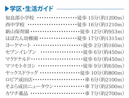 成田市飯田町Ⅳの周辺
