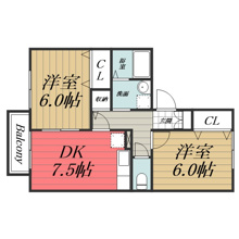 【間取り】 | メゾンプレミール　Ⅱ