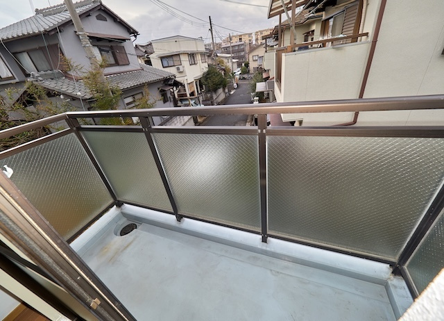 タウンハウス今寺Ⅱのバルコニー