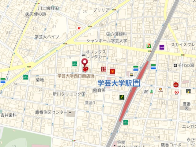 アクトフォルム学芸大学の地図