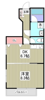 【間取り】 | 鹿島アパート | 間取りです。