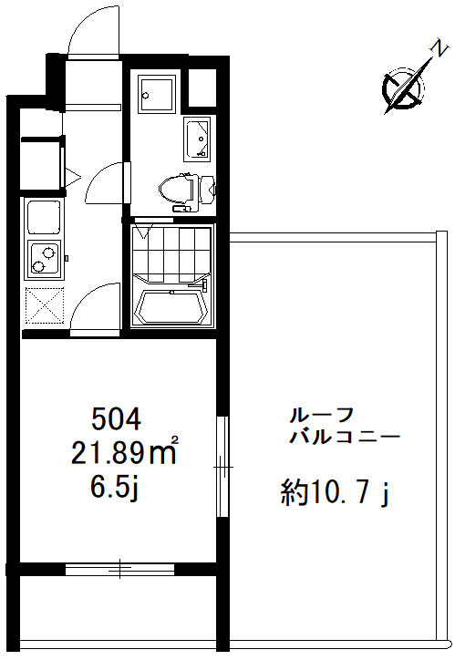 フォセット南行徳の間取り