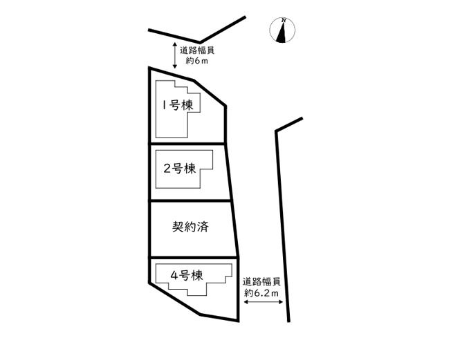 【区画図】 | たつの市龍野町中村7期／全4棟