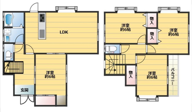 【間取り】 | 市原市久々津　中古戸建