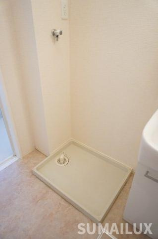 合志市幾久富のアパートの洗面所