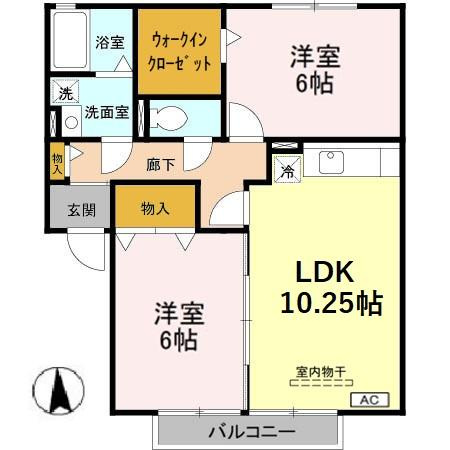 【間取り】 | グランドゥールB