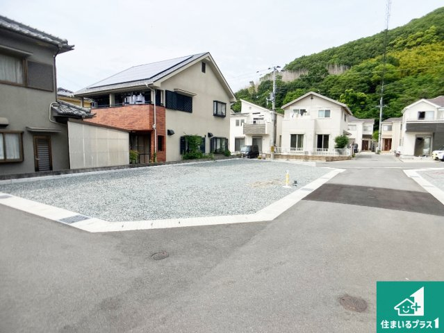 姫路市大塩町　第2期　新築一戸建ての前面道路含む現地写真|周辺は落ち着いた街並みの住宅地！子育てがしやすい住環境です！まだ未完成ですが、現地でしかわからない事もございます。是非一度ご覧ください。