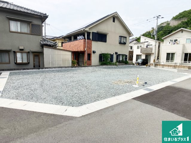 姫路市大塩町　第2期　新築一戸建ての前面道路含む現地写真|周辺は落ち着いた街並みの住宅地！子育てがしやすい住環境です！まだ未完成ですが、現地でしかわからない事もございます。是非一度ご覧ください。