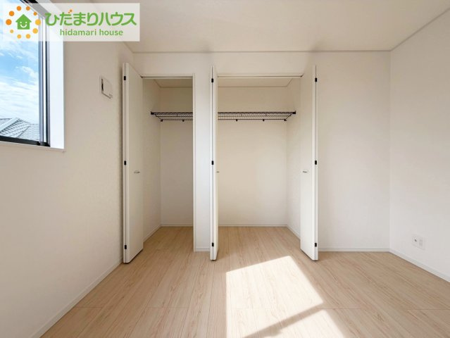日立市小木津町第6　新築戸建　2号棟の収納|居室にゆとりが持てるクローゼット付き♪
