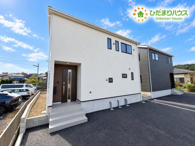 日立市小木津町第6　新築戸建　2号棟の外観|スタイリッシュな外観です(^^)/
