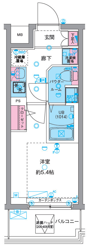 GENOVIA天王台の間取り