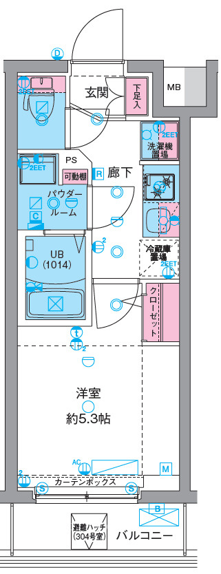 GENOVIA天王台の間取り